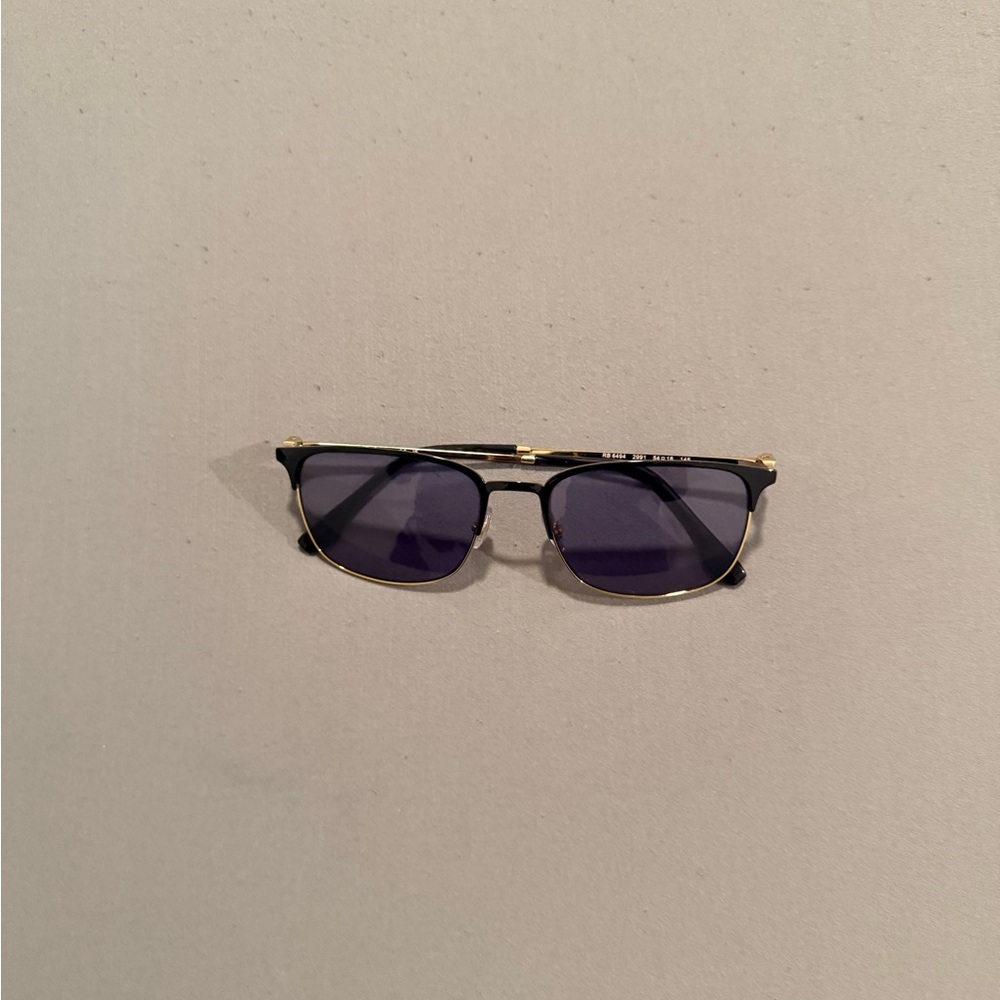 Stylish Black and Gold Sunglasses